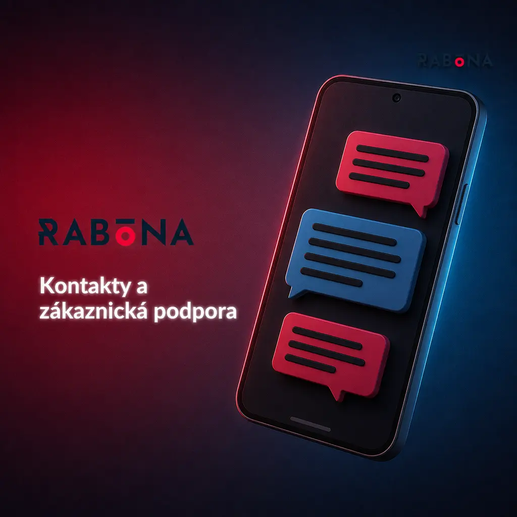 Kontakty a zákaznická podpora Rabona – živý chat, e-mail a FAQ pro hráče z Česka 24/7